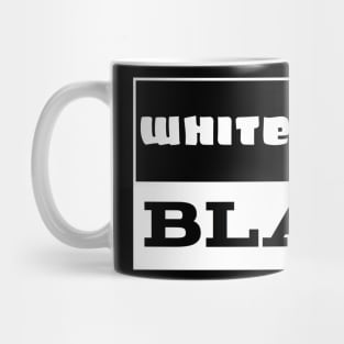 White Is The New Black Mug